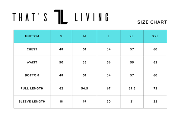 Size chart for Genesis Tee V2 - Cool Mint men’s performance t-shirt (tapered fit, scoop bottom) with measurements in cm for S, M, L, XL, XXL: chest, waist, bottom, full length, and sleeve length in a turquoise and white table.